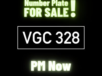 [VGC 328] nice car plate for sale